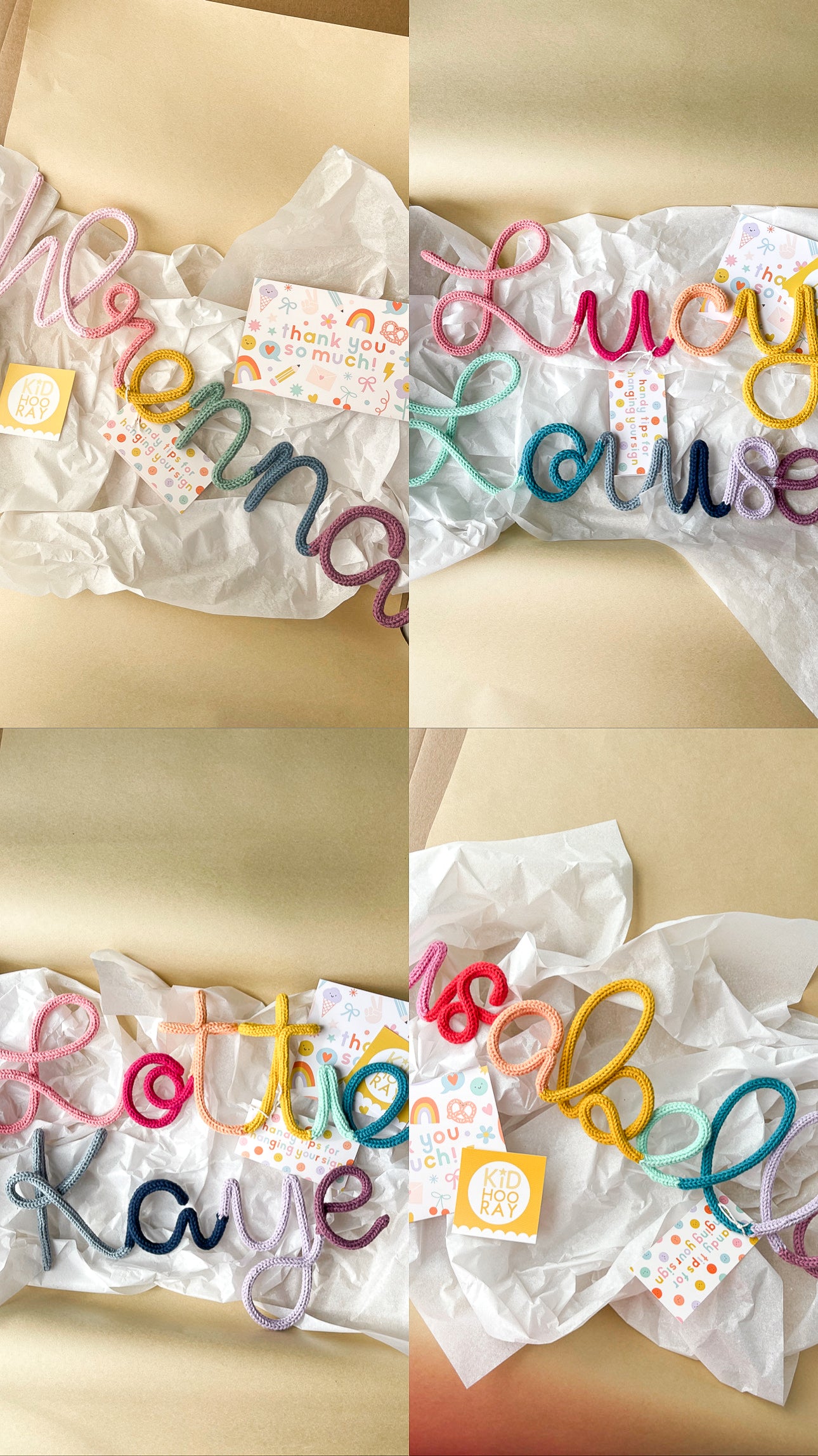 custom signs - multicolor (NEW COLORS)