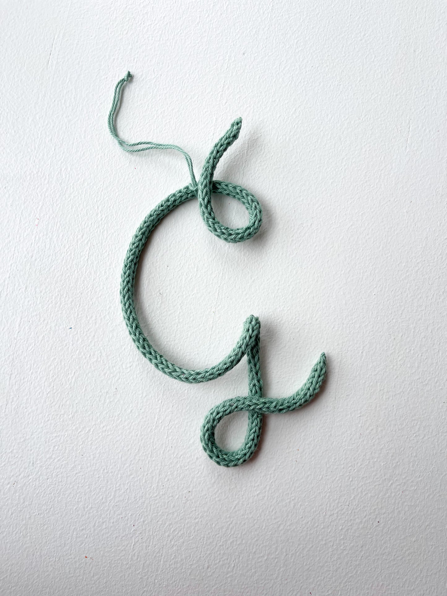 hanging initials