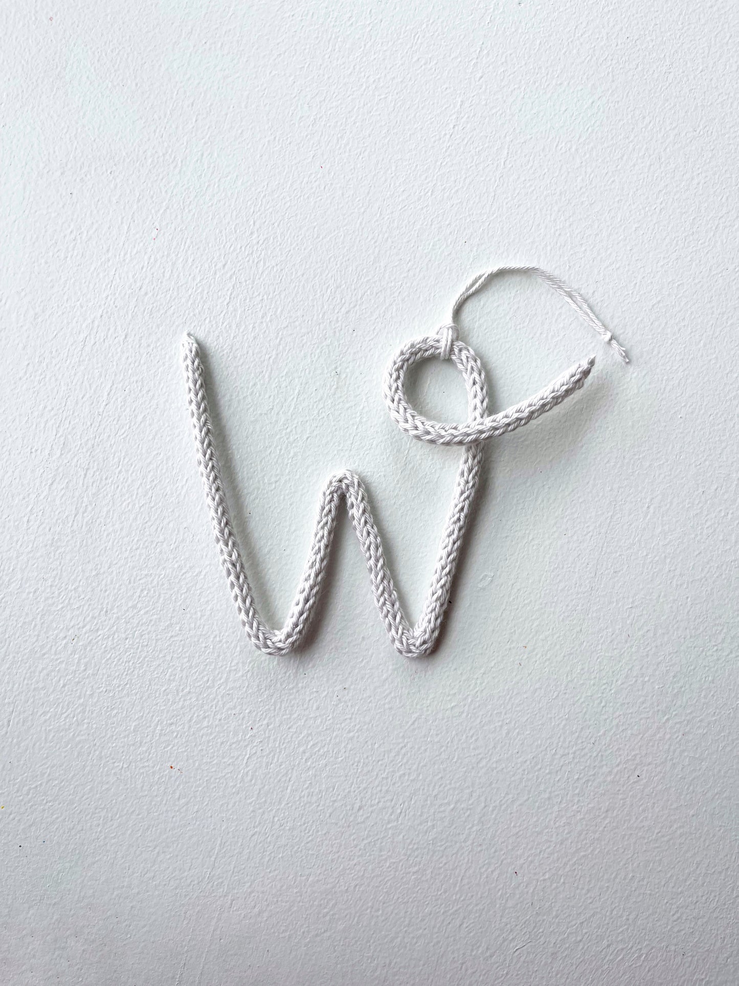 hanging initials