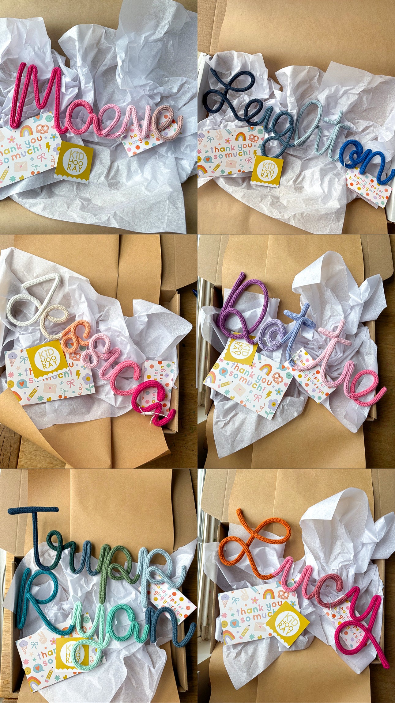 custom signs - multicolor