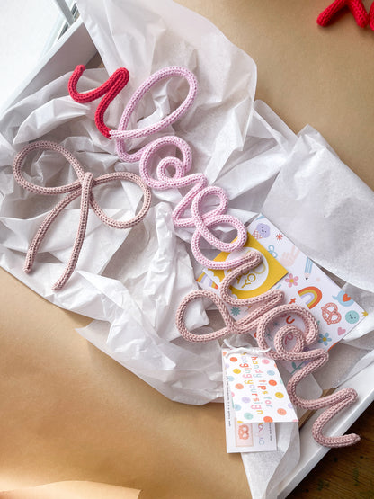 i love you - multicolor