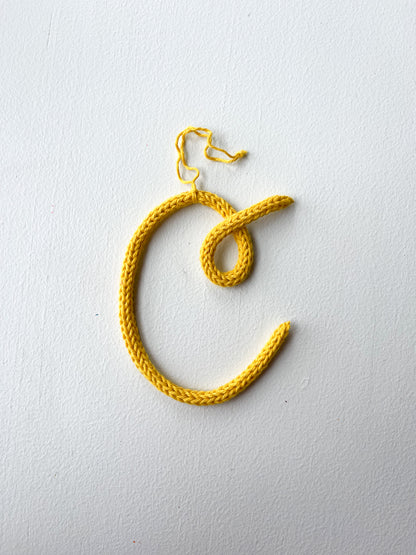 hanging initials