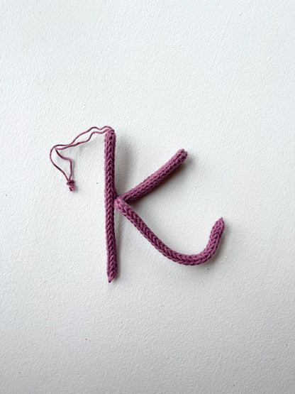 hanging initials