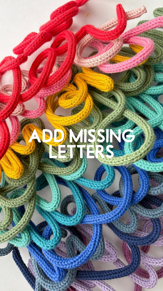 ADD MISSING LETTER